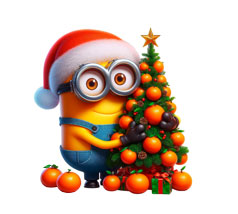 Рисунок с лицевой стороны конверта письма от Деда Мороза