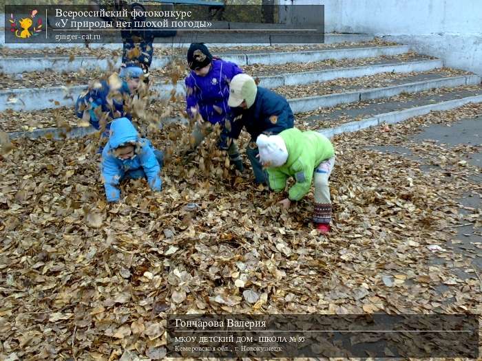 Всероссийский фотоконкурс «У природы нет плохой погоды»  - детский рисунок, поделка, творческая работа, категория дошкольники, детский сад, дистанционный конкурс, школьный конкурс