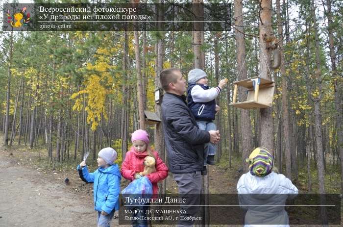 Всероссийский фотоконкурс «У природы нет плохой погоды»  - детский рисунок, поделка, творческая работа, категория дошкольники, детский сад, дистанционный конкурс, школьный конкурс