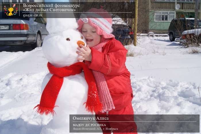 Всероссийский фотоконкурс «Жил да был Снеговичок»  - детский рисунок, поделка, творческая работа, категория дошкольники, детский сад, дистанционный конкурс, школьный конкурс