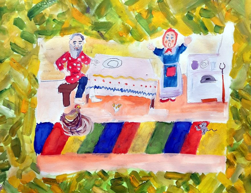 Международный творческий конкурс «Путешествие по сказкам»  - детский рисунок, поделка, творческая работа, категория школьники, 3 класс, дистанционный конкурс, школьный конкурс