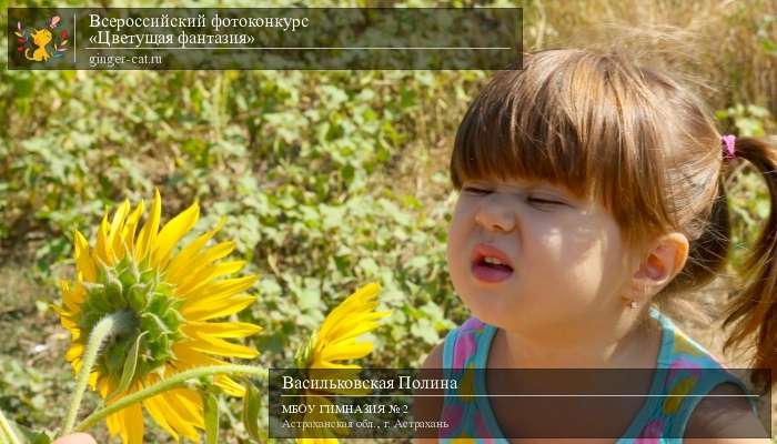 Всероссийский фотоконкурс «Цветущая фантазия»  - детский рисунок, поделка, творческая работа, категория дошкольники, детский сад, дистанционный конкурс, школьный конкурс