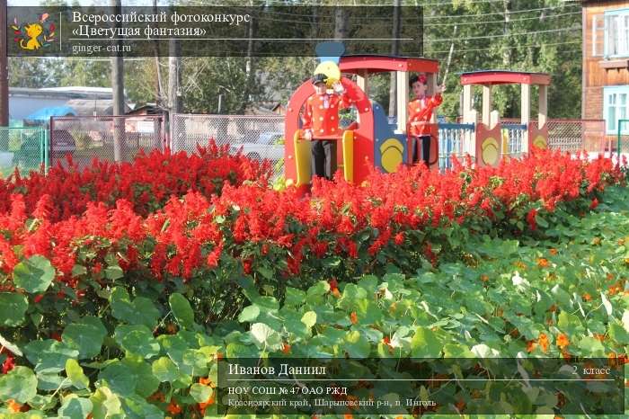 Всероссийский фотоконкурс «Цветущая фантазия»  - детский рисунок, поделка, творческая работа, категория школьники, 2 класс, дистанционный конкурс, школьный конкурс