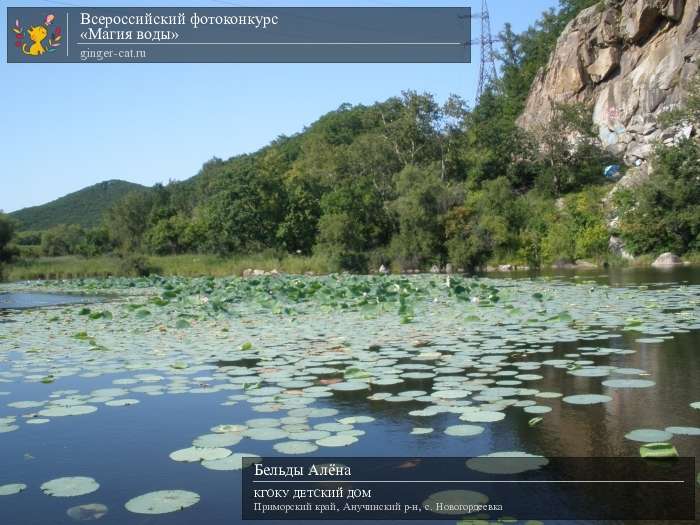 Всероссийский фотоконкурс «Магия воды»  - детский рисунок, поделка, творческая работа, категория дошкольники, детский сад, дистанционный конкурс, школьный конкурс