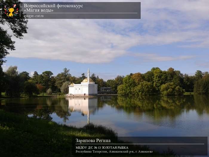 Всероссийский фотоконкурс «Магия воды»  - детский рисунок, поделка, творческая работа, категория дошкольники, детский сад, дистанционный конкурс, школьный конкурс