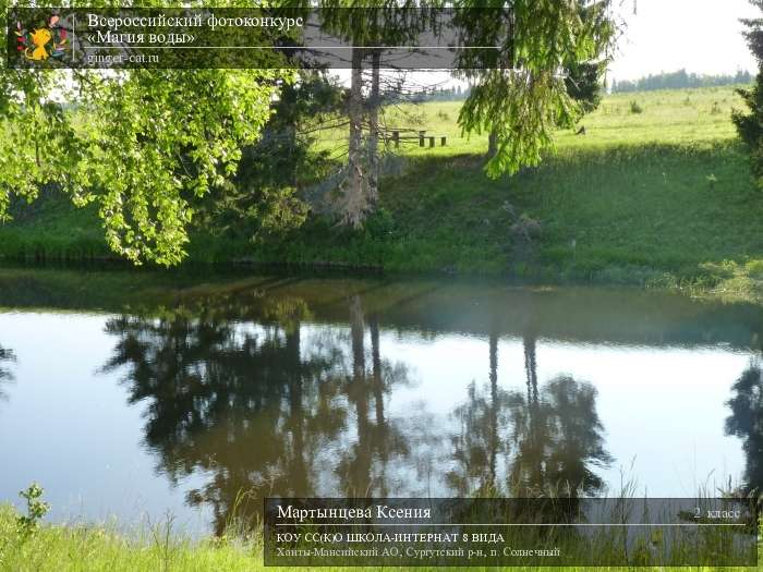 Всероссийский фотоконкурс «Магия воды»  - детский рисунок, поделка, творческая работа, категория школьники, 2 класс, дистанционный конкурс, школьный конкурс