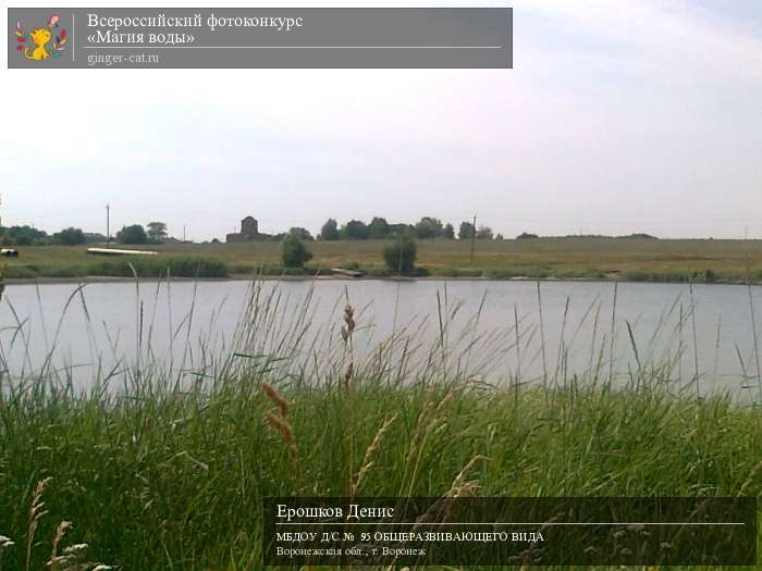 Всероссийский фотоконкурс «Магия воды»  - детский рисунок, поделка, творческая работа, категория дошкольники, детский сад, дистанционный конкурс, школьный конкурс