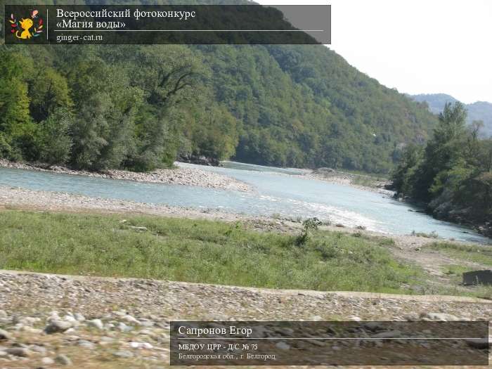 Всероссийский фотоконкурс «Магия воды»  - детский рисунок, поделка, творческая работа, категория дошкольники, детский сад, дистанционный конкурс, школьный конкурс