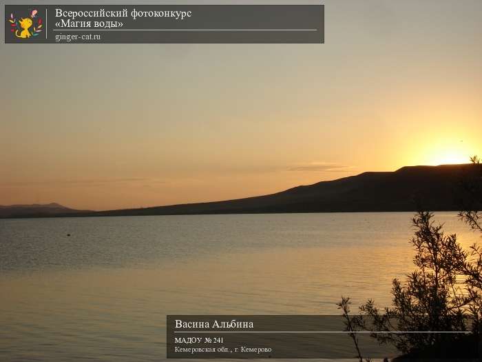 Всероссийский фотоконкурс «Магия воды»  - детский рисунок, поделка, творческая работа, категория дошкольники, детский сад, дистанционный конкурс, школьный конкурс