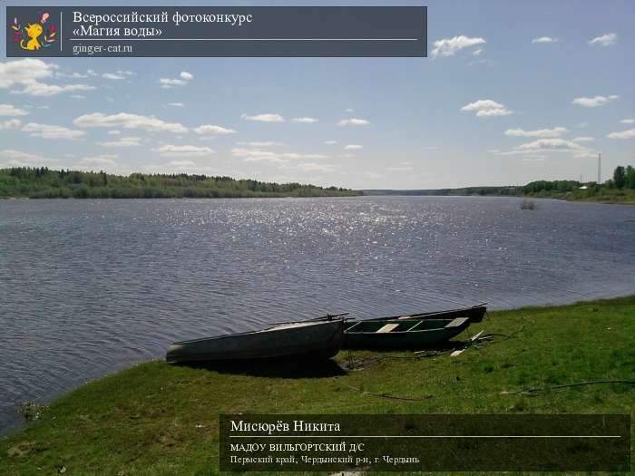 Всероссийский фотоконкурс «Магия воды»  - детский рисунок, поделка, творческая работа, категория дошкольники, детский сад, дистанционный конкурс, школьный конкурс