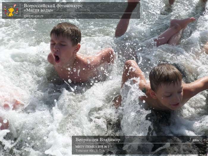 Всероссийский фотоконкурс «Магия воды»  - детский рисунок, поделка, творческая работа, категория школьники, 2 класс, дистанционный конкурс, школьный конкурс