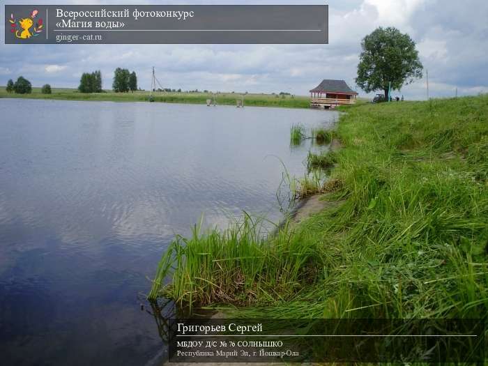 Всероссийский фотоконкурс «Магия воды»  - детский рисунок, поделка, творческая работа, категория дошкольники, детский сад, дистанционный конкурс, школьный конкурс