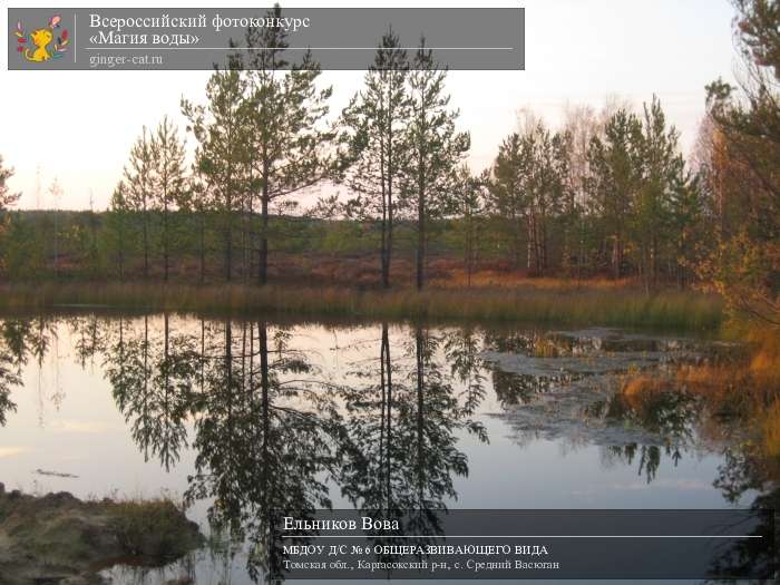 Всероссийский фотоконкурс «Магия воды»  - детский рисунок, поделка, творческая работа, категория дошкольники, детский сад, дистанционный конкурс, школьный конкурс