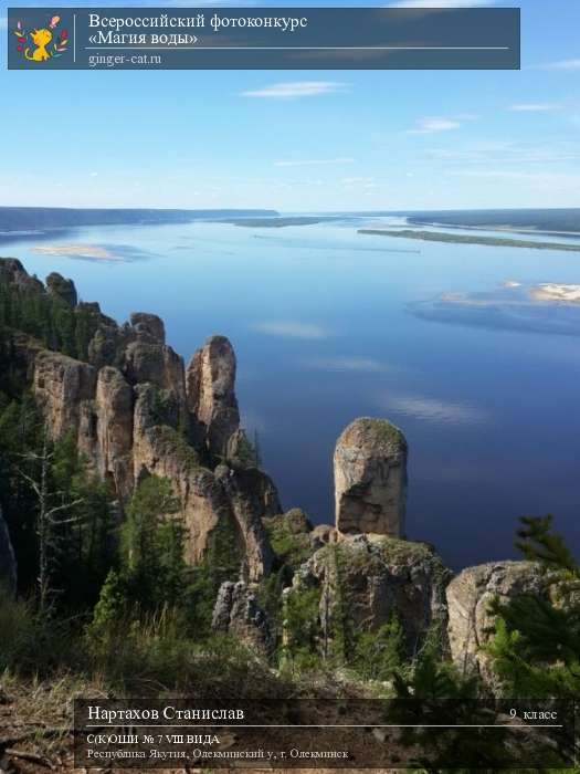 Всероссийский фотоконкурс «Магия воды»  - детский рисунок, поделка, творческая работа, категория школьники, 9 класс, дистанционный конкурс, школьный конкурс