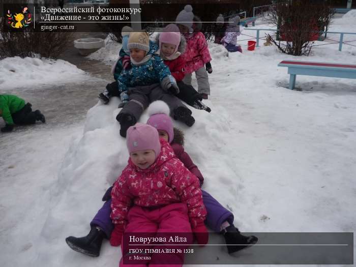 Всероссийский фотоконкурс «Движение - это жизнь!»  - детский рисунок, поделка, творческая работа, категория дошкольники, детский сад, дистанционный конкурс, школьный конкурс