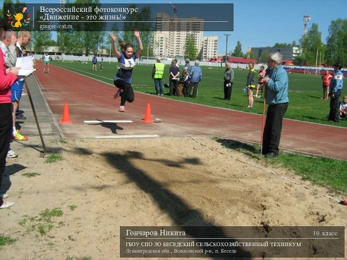 Всероссийский фотоконкурс «Движение - это жизнь!»  - детский рисунок, поделка, творческая работа, категория школьники, 10 класс, дистанционный конкурс, школьный конкурс