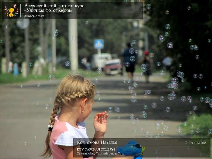 Всероссийский фотоконкурс «Уличная фотография»  - детский рисунок, поделка, творческая работа, категория школьники, 2 класс, дистанционный конкурс, школьный конкурс