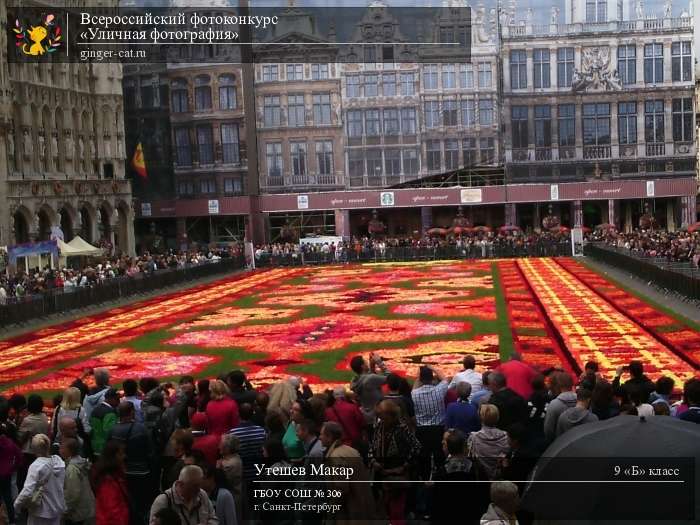 Всероссийский фотоконкурс «Уличная фотография»  - детский рисунок, поделка, творческая работа, категория школьники, 9 класс, дистанционный конкурс, школьный конкурс