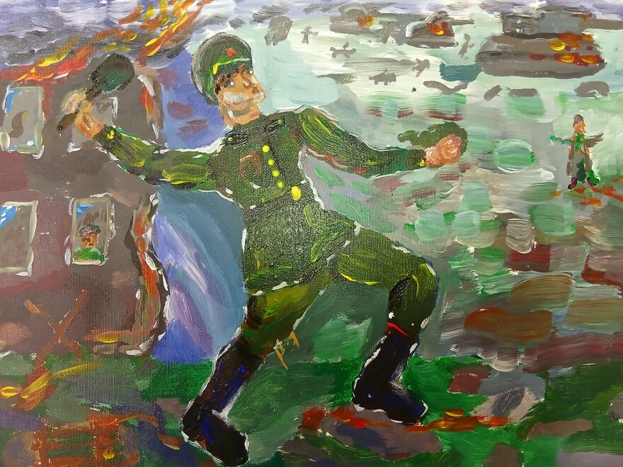 Всероссийский творческий конкурс «День Великой Победы!»  - детский рисунок, поделка, творческая работа, категория школьники, 2 класс, дистанционный конкурс, школьный конкурс