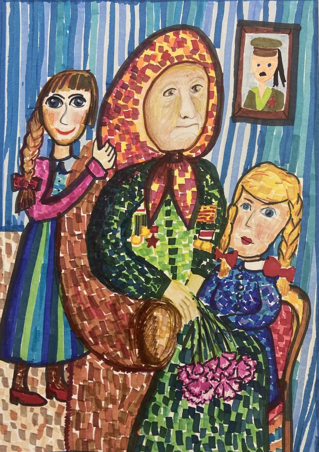 Всероссийский творческий конкурс «День Великой Победы!»  - детский рисунок, поделка, творческая работа, категория школьники, 5 класс, дистанционный конкурс, школьный конкурс