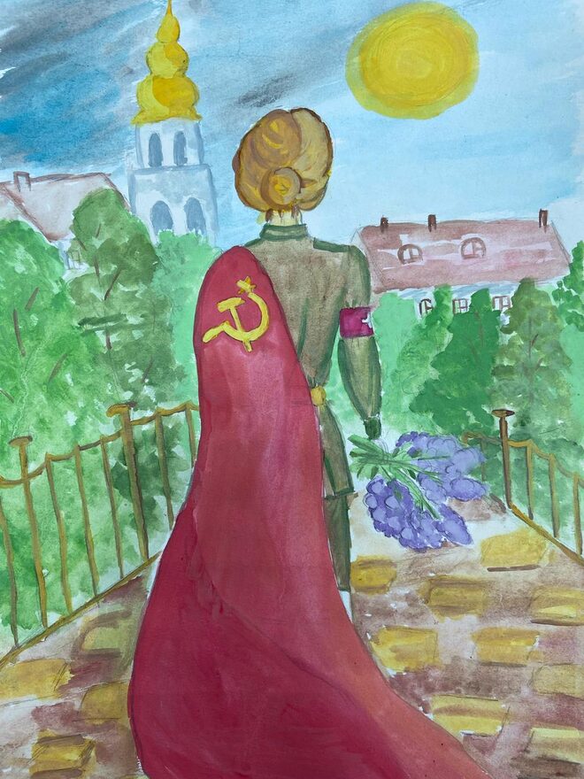 Всероссийский творческий конкурс «День Великой Победы!»  - детский рисунок, поделка, творческая работа, категория школьники, 2 класс, дистанционный конкурс, школьный конкурс