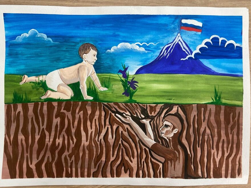 Всероссийский творческий конкурс «День Великой Победы!»  - детский рисунок, поделка, творческая работа, категория школьники, 4 класс, дистанционный конкурс, школьный конкурс