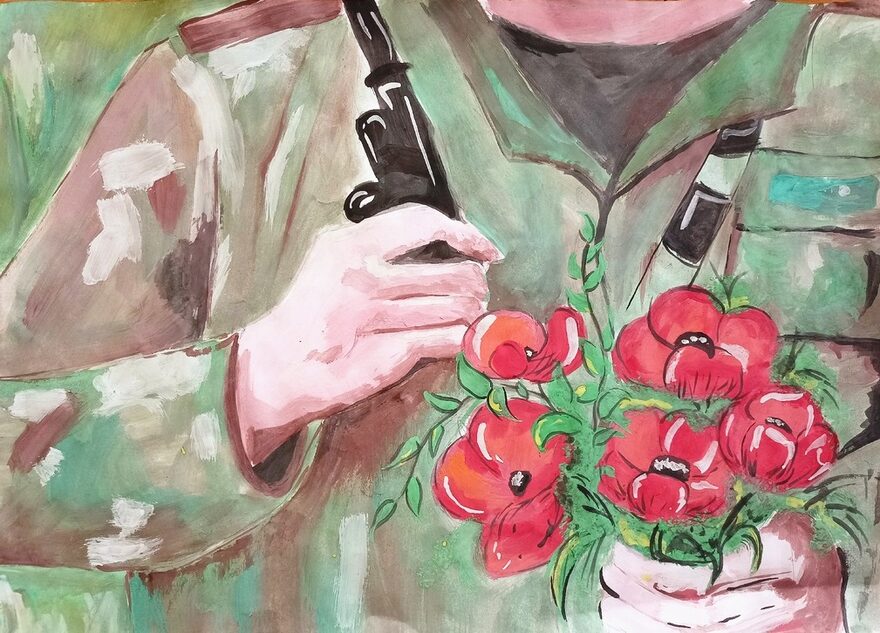Всероссийский творческий конкурс «День Великой Победы!»  - детский рисунок, поделка, творческая работа, категория школьники, 8 класс, дистанционный конкурс, школьный конкурс