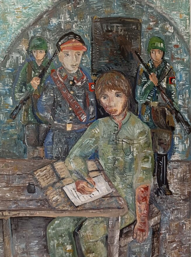 Всероссийский творческий конкурс «День Великой Победы!»  - детский рисунок, поделка, творческая работа, категория школьники, 7 класс, дистанционный конкурс, школьный конкурс
