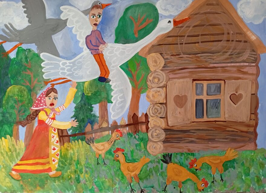 Всероссийский творческий конкурс «Фестиваль сказок»  - детский рисунок, поделка, творческая работа, категория школьники, 2 класс, дистанционный конкурс, школьный конкурс