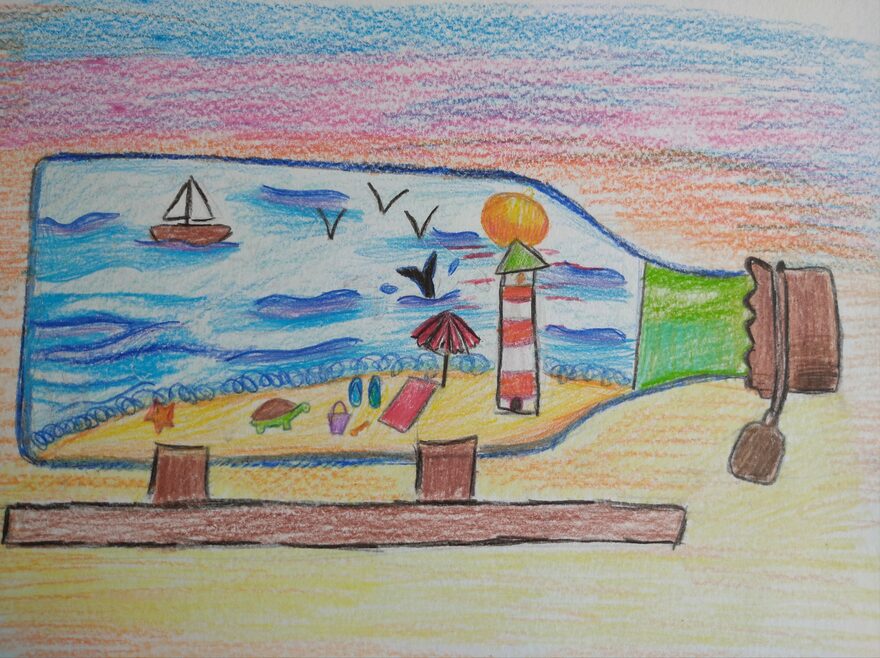 Всероссийский творческий конкурс «Какого цвета лето?»  - детский рисунок, поделка, творческая работа, категория школьники, 5 класс, дистанционный конкурс, школьный конкурс