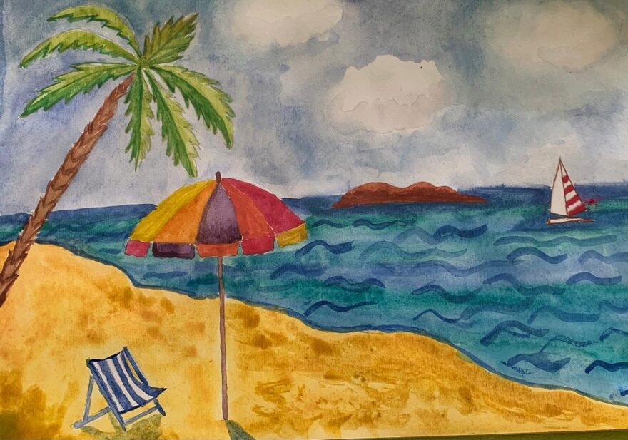 Всероссийский творческий конкурс «Какого цвета лето?»  - детский рисунок, поделка, творческая работа, категория дошкольники, детский сад, дистанционный конкурс, школьный конкурс