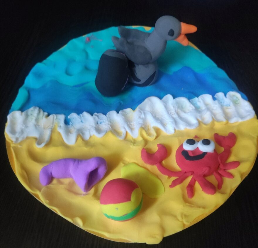 Всероссийский творческий конкурс «На дне морском»  - детский рисунок, поделка, творческая работа, категория школьники, 1 класс, дистанционный конкурс, школьный конкурс