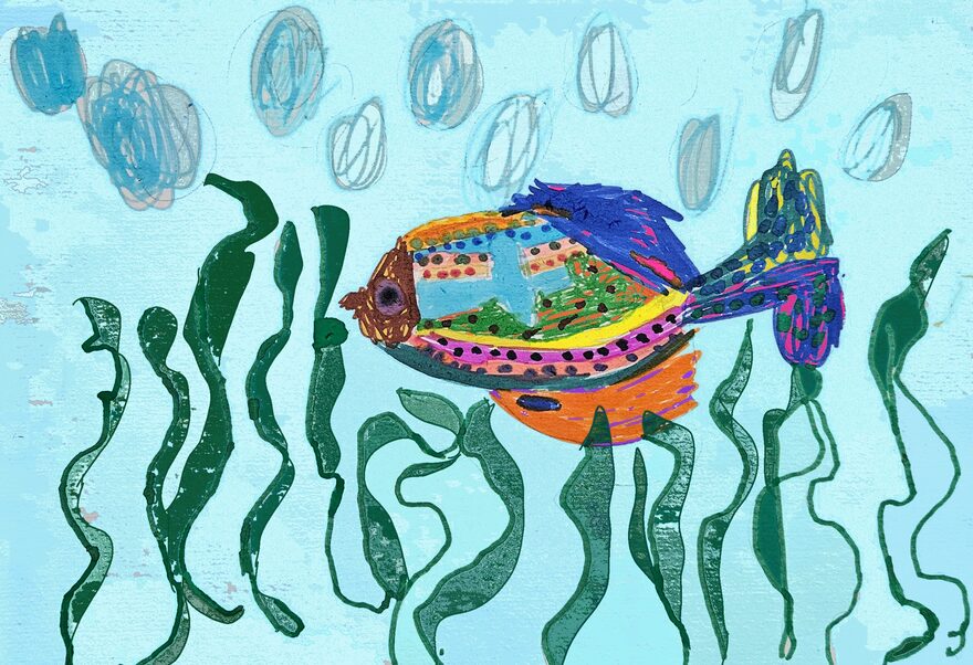 Всероссийский творческий конкурс «На дне морском»  - детский рисунок, поделка, творческая работа, категория дошкольники, детский сад, дистанционный конкурс, школьный конкурс