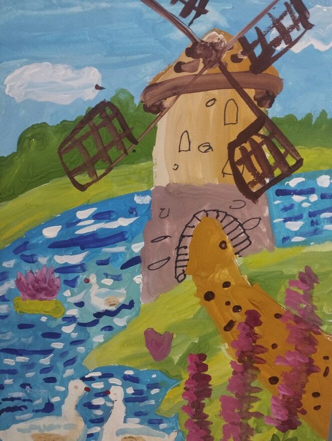 Всероссийский творческий конкурс «Оранжевое лето»  - детский рисунок, поделка, творческая работа, категория школьники, 3 класс, дистанционный конкурс, школьный конкурс