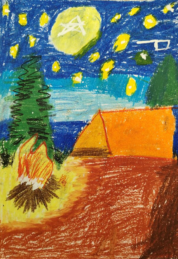 Всероссийский творческий конкурс «Оранжевое лето»  - детский рисунок, поделка, творческая работа, категория школьники, 4 класс, дистанционный конкурс, школьный конкурс