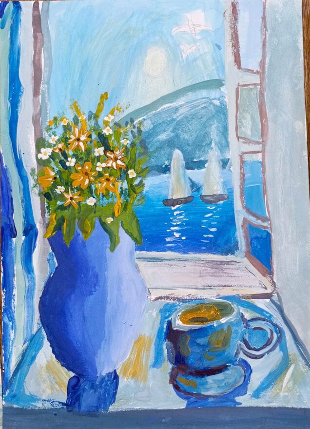 Всероссийский творческий конкурс «Оранжевое лето»  - детский рисунок, поделка, творческая работа, категория школьники, 1 класс, дистанционный конкурс, школьный конкурс