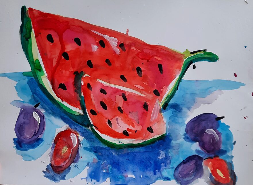 Всероссийский творческий конкурс «Оранжевое лето»  - детский рисунок, поделка, творческая работа, категория школьники, 2 класс, дистанционный конкурс, школьный конкурс