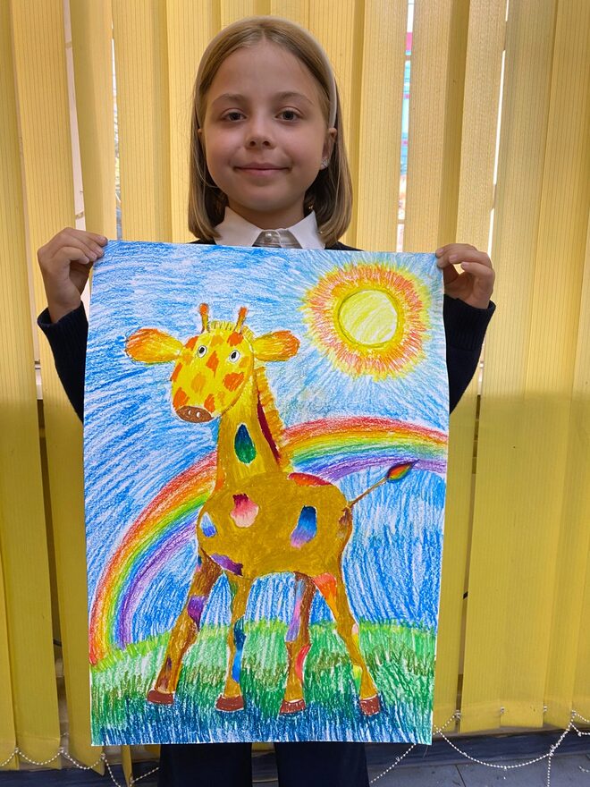 Всероссийский творческий конкурс «Оранжевое лето»  - детский рисунок, поделка, творческая работа, категория школьники, 2 класс, дистанционный конкурс, школьный конкурс