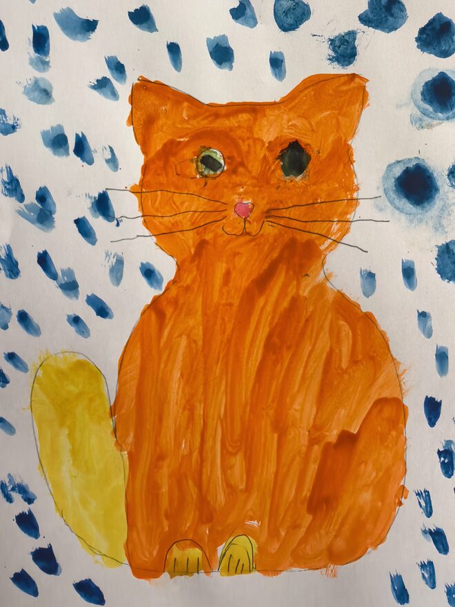 Всероссийский творческий конкурс «Оранжевое лето»  - детский рисунок, поделка, творческая работа, категория школьники, 1 класс, дистанционный конкурс, школьный конкурс