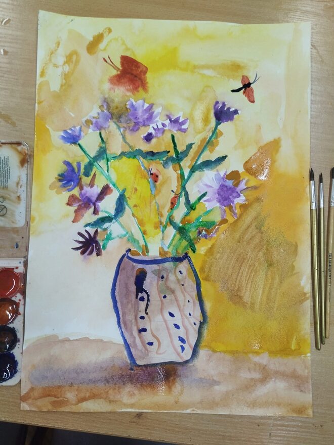 Всероссийский творческий конкурс «Оранжевое лето»  - детский рисунок, поделка, творческая работа, категория школьники, 8 класс, дистанционный конкурс, школьный конкурс