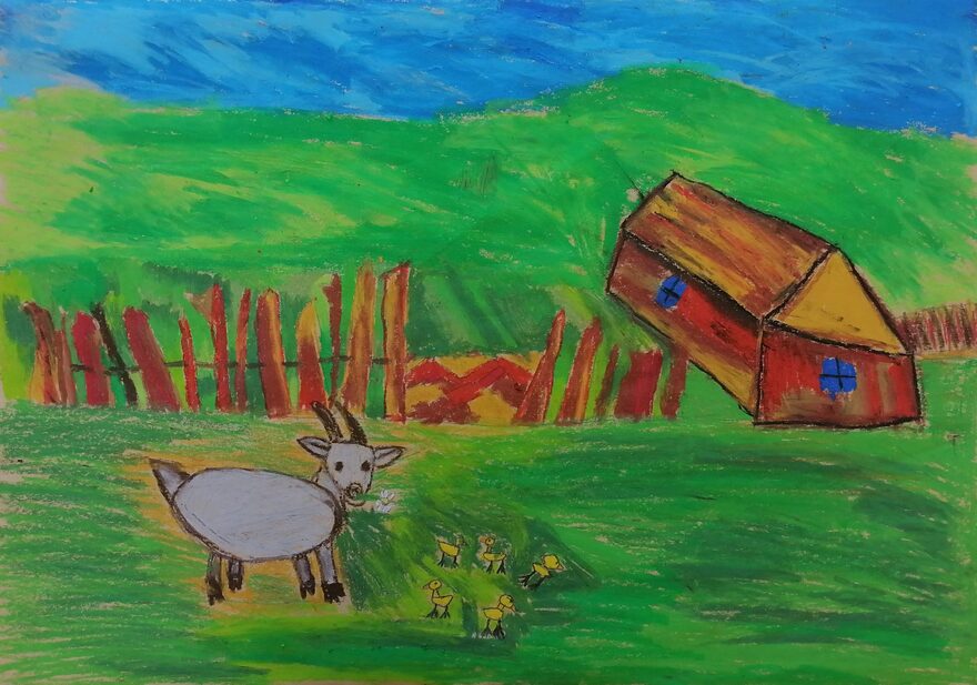 Всероссийский творческий конкурс «Оранжевое лето»  - детский рисунок, поделка, творческая работа, категория школьники, 3 класс, дистанционный конкурс, школьный конкурс