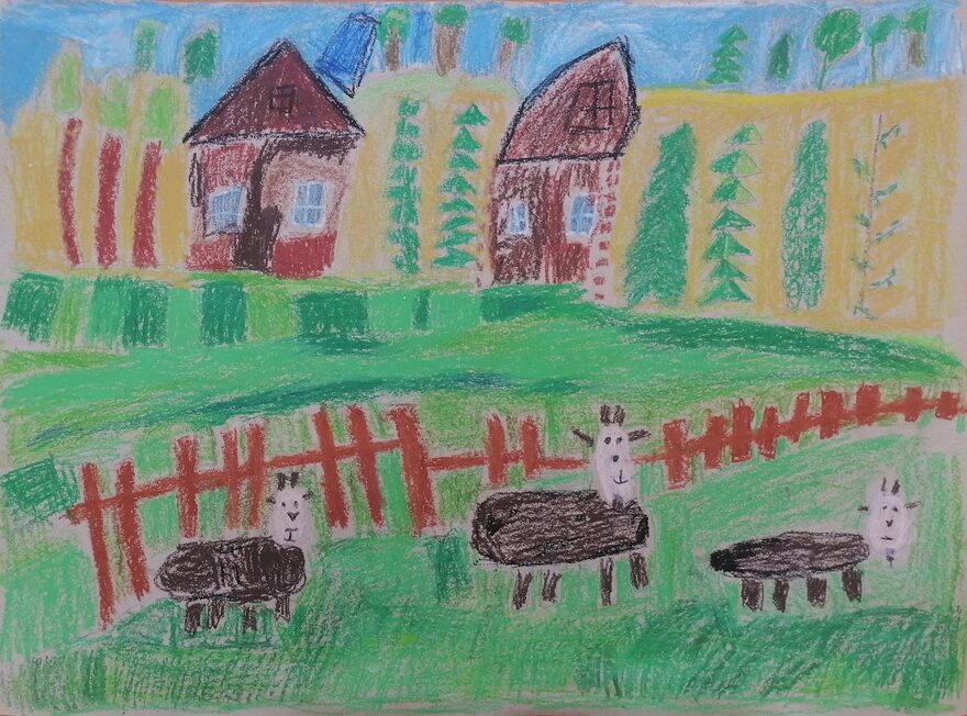 Всероссийский творческий конкурс «Оранжевое лето»  - детский рисунок, поделка, творческая работа, категория школьники, 3 класс, дистанционный конкурс, школьный конкурс