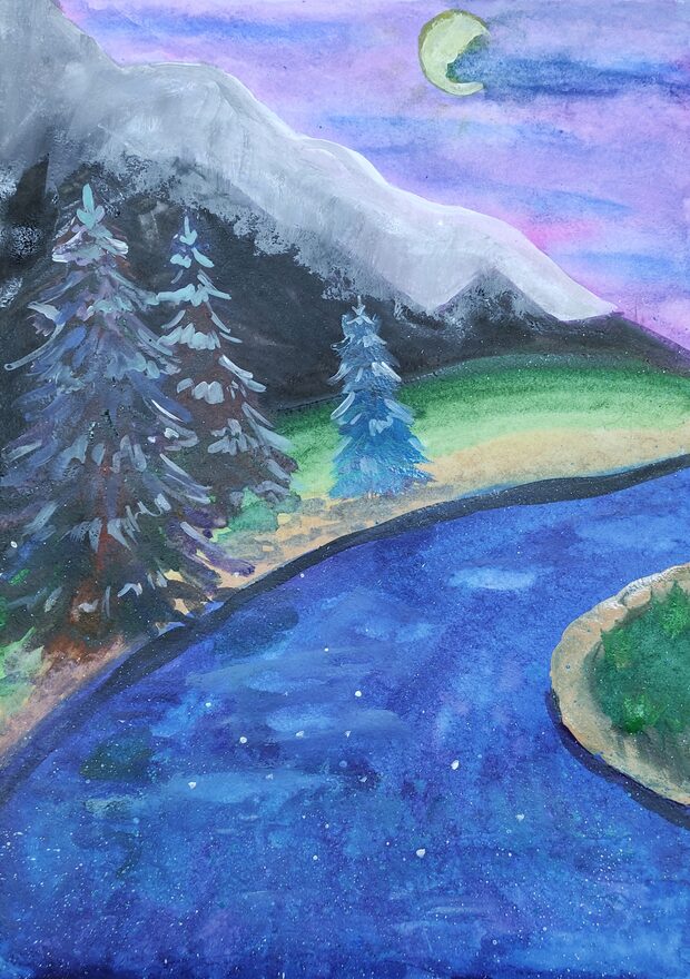 Всероссийский творческий конкурс «Оранжевое лето»  - детский рисунок, поделка, творческая работа, категория школьники, 4 класс, дистанционный конкурс, школьный конкурс