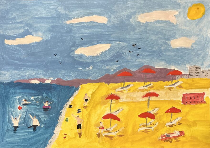 Всероссийский творческий конкурс «Оранжевое лето»  - детский рисунок, поделка, творческая работа, категория школьники, 4 класс, дистанционный конкурс, школьный конкурс