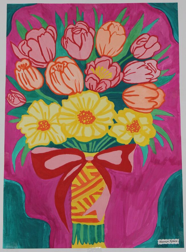 Всероссийский творческий конкурс «Оранжевое лето»  - детский рисунок, поделка, творческая работа, категория школьники, 7 класс, дистанционный конкурс, школьный конкурс