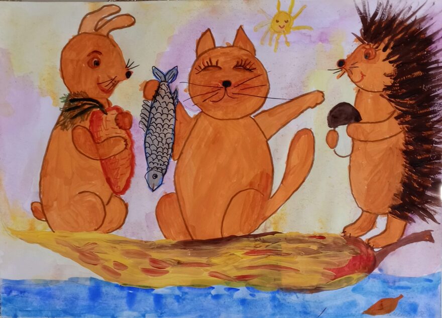 Всероссийский творческий конкурс «Оранжевое лето»  - детский рисунок, поделка, творческая работа, категория дошкольники, детский сад, дистанционный конкурс, школьный конкурс