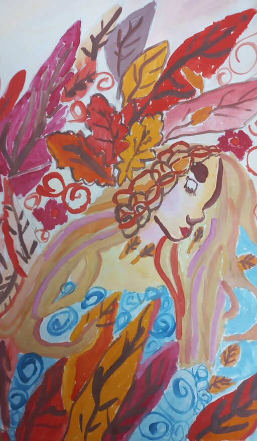 Всероссийский творческий конкурс «Осенняя фантазия»  - детский рисунок, поделка, творческая работа, категория школьники, 6 класс, дистанционный конкурс, школьный конкурс