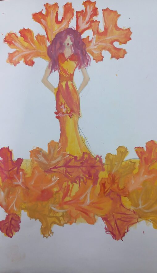 Всероссийский творческий конкурс «Осенняя фантазия»  - детский рисунок, поделка, творческая работа, категория школьники, 8 класс, дистанционный конкурс, школьный конкурс