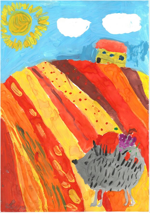 Всероссийский творческий конкурс «Осенняя фантазия»  - детский рисунок, поделка, творческая работа, категория школьники, 2 класс, дистанционный конкурс, школьный конкурс