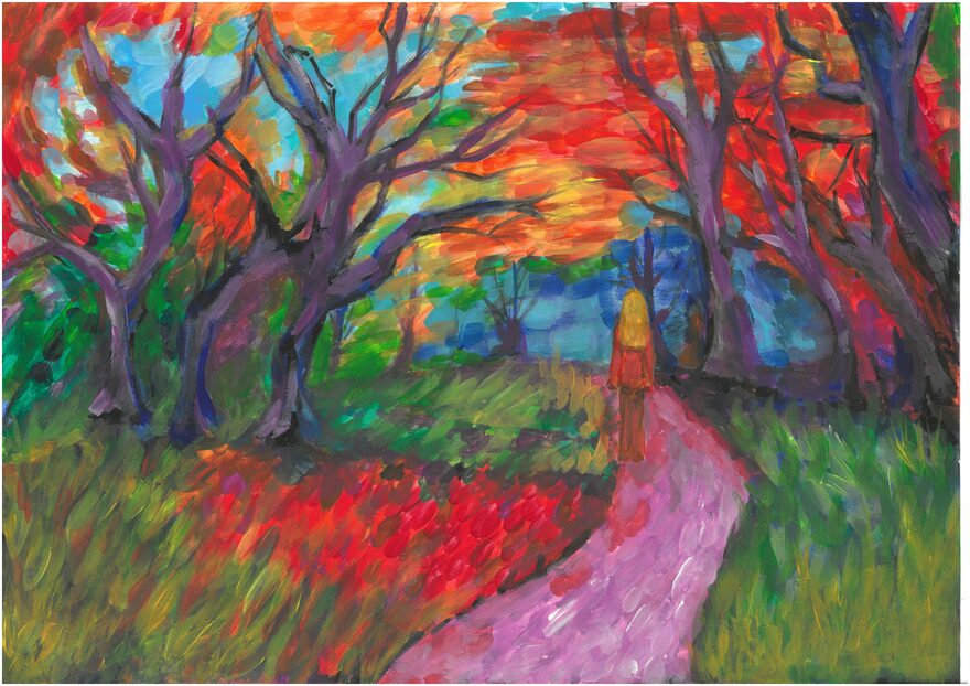 Всероссийский творческий конкурс «Осенняя фантазия»  - детский рисунок, поделка, творческая работа, категория школьники, 7 класс, дистанционный конкурс, школьный конкурс